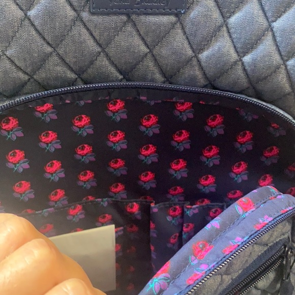 💙Vera Bradley Essential Backpack, Midnight Navy - Picture 5 of 9